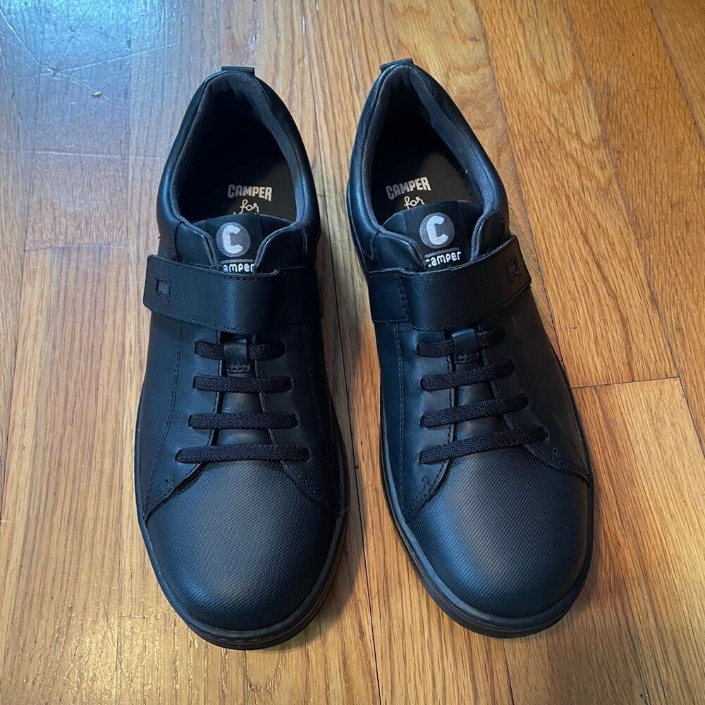 CAMPER KIDS | runner four black velcro sneakers 38